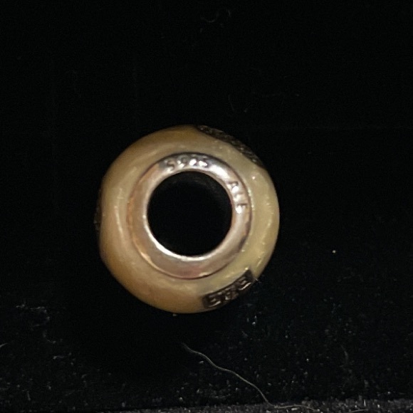 Authentic Pandora I love my pets paw print silver and shimmer enamel charm 🐾 - Picture 5 of 6